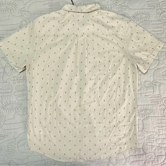 NWT Prana Tinline Shirt Yarrow Rocks Size M Cream - Picture 6 of 12